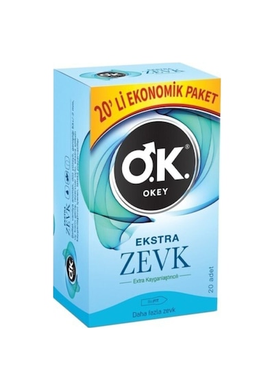 Okey Ekstra Zevk Prezervatif 20'li