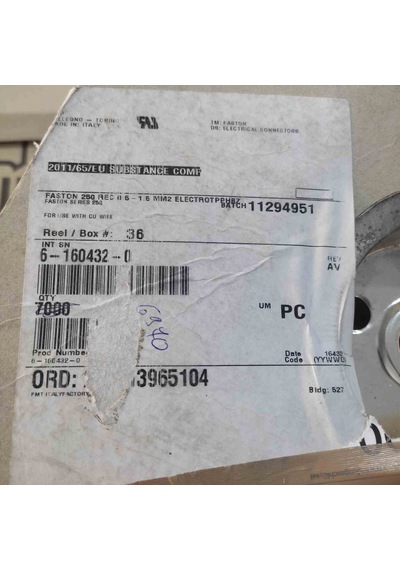 6-160432-0 250rec 0.5-1.5mm2 Tyco 10 Adet