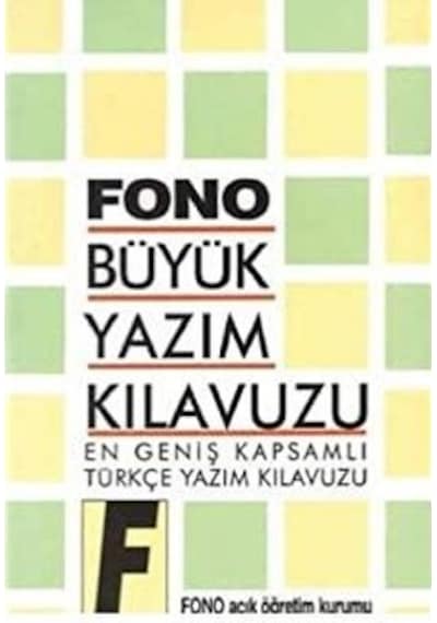 Büyük Yazım Kılavuzu - Fono Yayınları