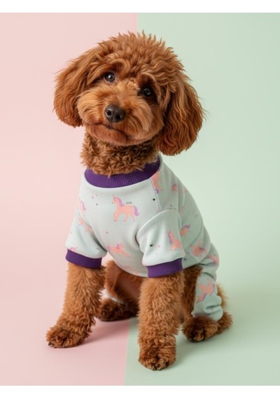 Bella Pony Pamuklu Köpek Tulum Pijama