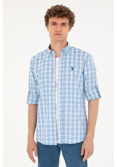 U.s. Polo Assn. Erkek Açık Mavi Gömlek Desenli 50288665-vr003 Açık Mavi U.s. Polo Assn. Erkek Açık Mavi Gömlek Desenli 50288665-vr003 Açık Mavi