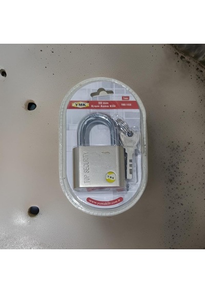 50 Mm Full Krom Kaplama Asma Kilit 3 Adet Anahtar İle Birlikte
