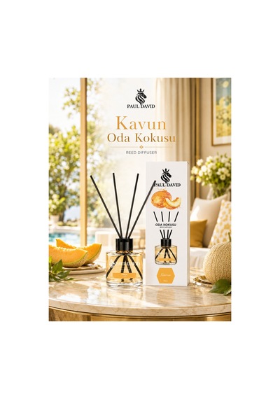 Kavun Yüksek Koku Yayılımlı Dekoratif Bambu Çubuklu Oda Kokusu 145 Ml Diğer