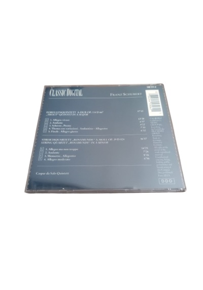 Franz Schubert Cd Forellenquıntett