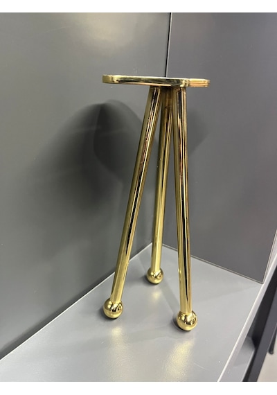 Biga Metal Ayak 16cm Altın Koltuk Komidin Modern Tv Ünite Mobilya Dolap Gold Puf Vestiyer Kitaplık