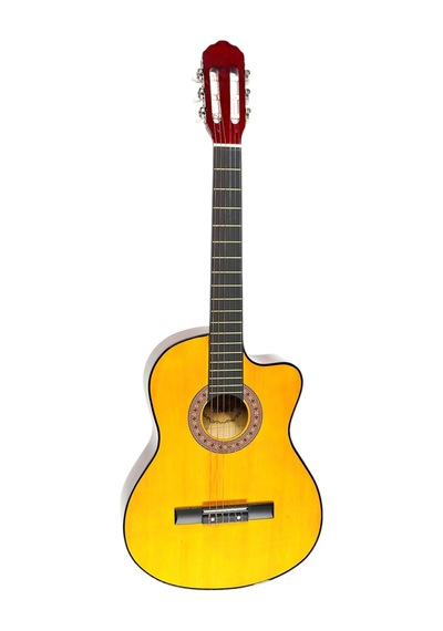 Cg-3901y Klasik Gitar 4/4 Sap Ayarlı Kesik Kasa Full Set