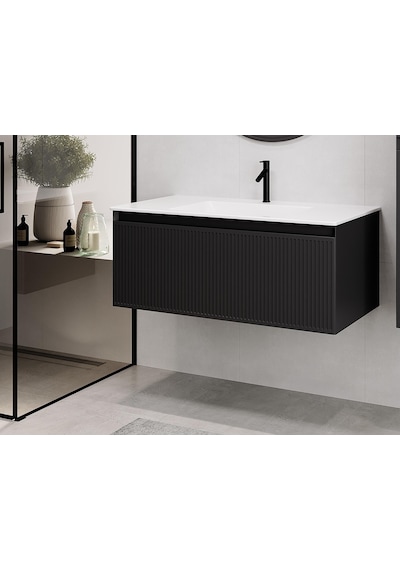Denko Belgrad 101 Cm Antrasit Banyo Dolabı Alt Modül Lavabo Antrasit Denko Belgrad 101 Cm Antrasit Banyo Dolabı Alt Modül Lavabo Antrasit