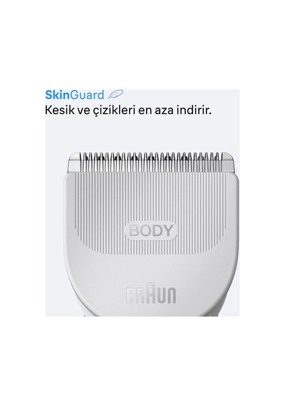Braun Vücut Tıraş Makinesi Series 3, +3 Aksesuar, Su Geçirmez, Bg3530