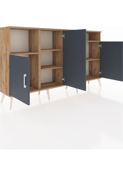 Arges Konsol 5 Raflı 4 Kapaklı 176x30x99 Çam-antrasit/çam Antrasıt/atlas Çam - Atlas Çam Arges Konsol 5 Raflı 4 Kapaklı 176x30x99 Çam-antrasit/çam Antrasıt/atlas Çam - Atlas Çam