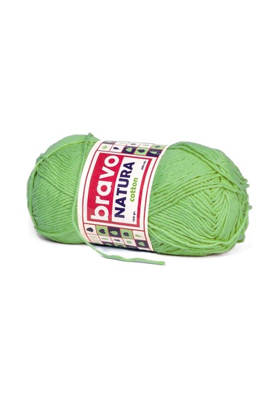 Natura %100 Koton İplik 100 Gram 200 Metre Renk Kodu:803 Fıstık Yeşili