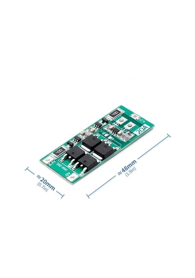 2S 20A Lityum Batarya BMS Koruma Kartı Balans Versiyon Pil Li-ion 18650 8.4V