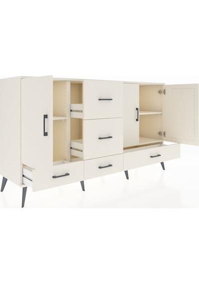 Hyperion Konsol 4 Raflı 5 Çekmeceli 3 Kapaklı 176x44x99 Aytaşı-aytaşı Aytası - Aytası Hyperion Konsol 4 Raflı 5 Çekmeceli 3 Kapaklı 176x44x99 Aytaşı-aytaşı Aytası - Aytası
