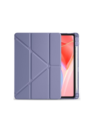 Lenovo Tab Tb-311fu Uyumlu Kılıf Kalem Bölmeli, Tri-folding, Standlı Tablet Koruyucu Kapaklı Kılıf