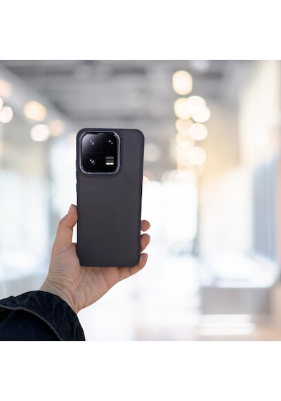 Xiaomi Mi 13 Pro Arkası Buzlu Şeffaf Hassas Düğme Kamera Çıkıntılı Sert Mat Perfect Mor -