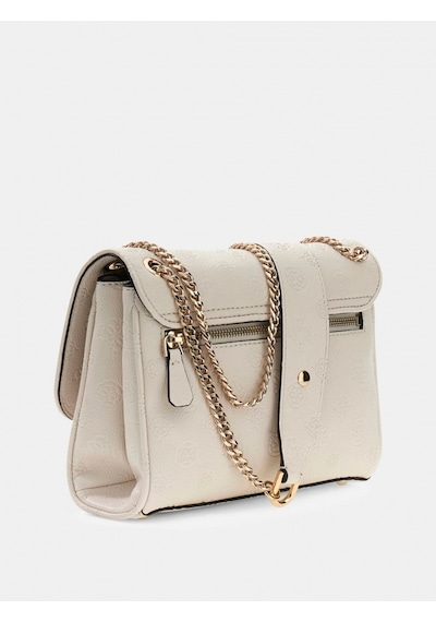 Guess Anise Dönüştürülebilir Kapaklı Çapraz Askılı Kadın Ekru Omuz Çantası Hwpd9916210-stl