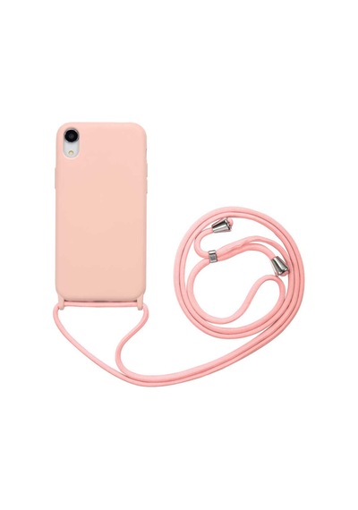 Apple Uyumlu iPhone XR 6.1 Kılıf Zore Ropi Ipli Silikon Kılıf