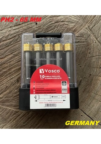 Vsc Stoplu Sunta Vida Sıkma Ucu Mıknatıslı Yıldız Bits Uç Ph2 Uç 65mm 10adet