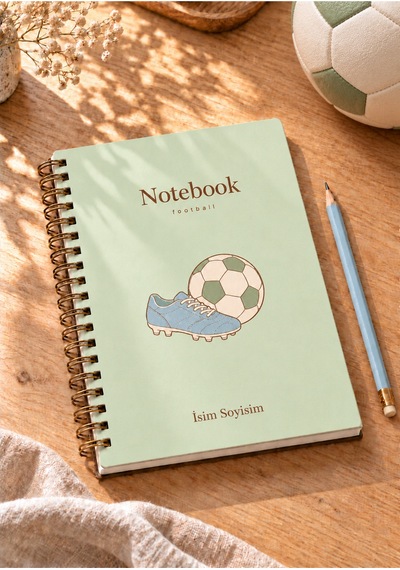Futbol Temalı Sporcu Özel Seri Kişiselleştirilebilir Tasarım A5 Metal Spiralli Çizgisiz Karton Kapak Futbol Temalı Sporcu Özel Seri Kişiselleştirilebilir Tasarım Temalı Defter Çok Renkli Futbol Temalı Sporcu Özel Seri Kişiselleştirilebilir Tasarım A5 Metal Spiralli Çizgisiz Karton Kapak Futbol Temalı Sporcu Özel Seri Kişiselleştirilebilir Tasarım Temalı Defter Çok Renkli