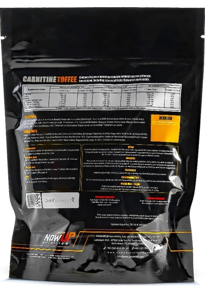 Nowup Nutrition  L-Carnitine 60 Toffe / Seasonal Fruits