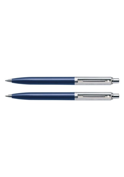 Sheaffer 321 Sentinel Tükenmez + Versatil Set - Mavi Gövde Mavi Krom