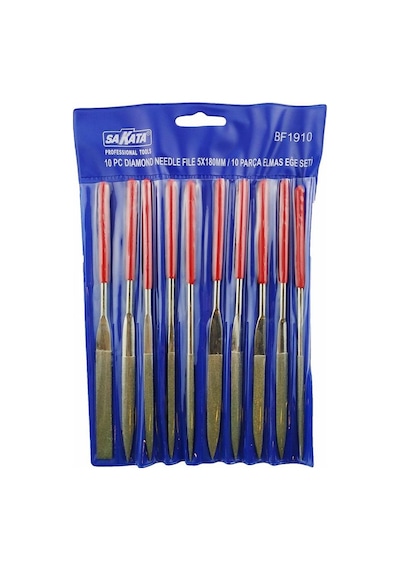 Sakata 19104 Elmas Eğe Takımı 10 Parça 4X160 Mm