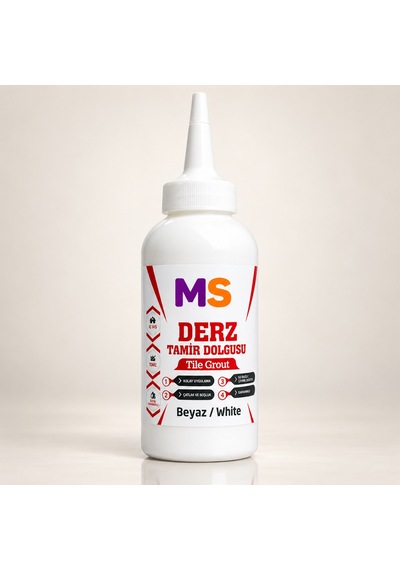 Beyaz Renk Hazır Derz Arası Tamir Dolgusu 220 Gr Fayans Seramik Mermer Yenileyici Yenileme Dolgu
