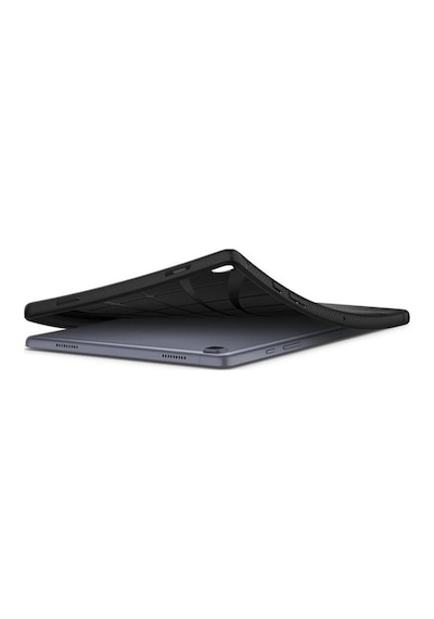 Galaxy Tab A7 Kılıf Uyumlu Spigen Rugged Armor - Black
