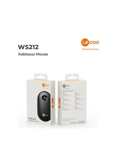 Lecoo WS212 Kablosuz Ergonomik Optik Mouse