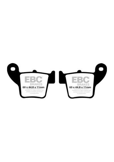 Ebc Fa346tt Honda Crf250x 04-16 , Crf 450r,crf450x Carbon Arka Fren Balatası