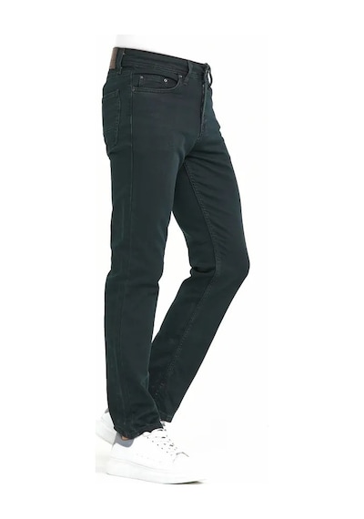 Digital Jeans Normalkesim Fermuarlı Genişpaça Yüksekbel Baba Ö Haki Açık Gri