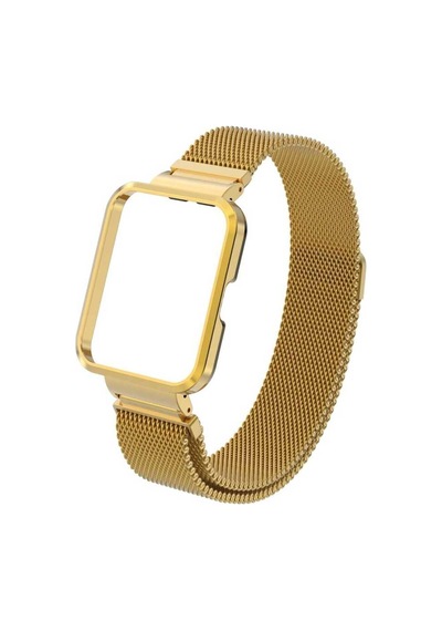 Xiaomi Redmi Watch 2 Lite Uyumlu Krd-58 Metal Kordon Rhn Rose Gold