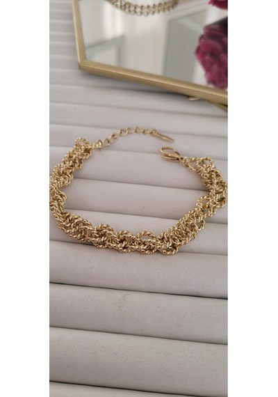 Vıp 14k Sarmaşık Bileklik Altın