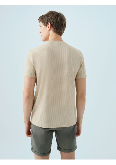 LOFT Regular Fit Erkek Tshirt K.kol Lf2038538 Q1.v1 Ekru