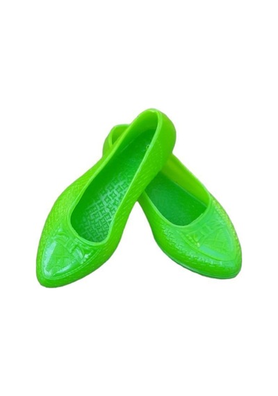 Torbags Topuklu Naylon Ayakkabi Mavi Yesil