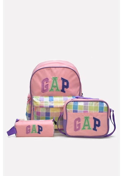 Gap Kız Çocuk 3'lü Okul Seti İlkokul Çantası & Beslenme & Kalemlik 12800 Pembe
