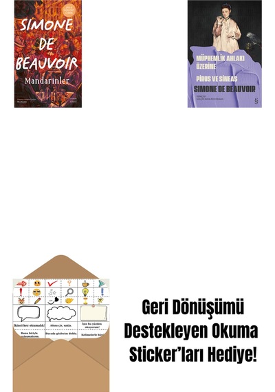 Mandarinler Ciltli + Müphemlik Ahlakı Üzerine - Pirus Ve Sineas + Okuma Sticker'ları