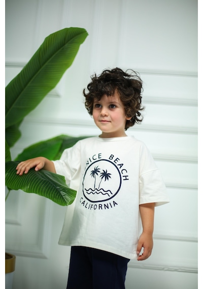 Miababy California Baskılı İkili Takım Çağla