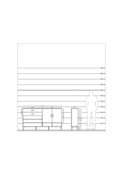 Arges Konsol 4 Raflı 2 Çekmeceli 2 Kapaklı 176x30x99 Antrasit-ant Antrasit-antrasit/çam Arges Konsol 4 Raflı 2 Çekmeceli 2 Kapaklı 176x30x99 Antrasit-ant Antrasit-antrasit/çam
