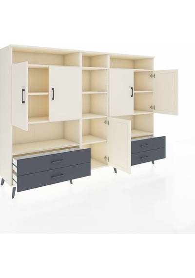 Hyperion Dolap 12 Raflı 4 Çekmeceli 5 Kapaklı 220x44x163 Aytaşı-a Aytaşı-aytaşı/antrasit Hyperion Dolap 12 Raflı 4 Çekmeceli 5 Kapaklı 220x44x163 Aytaşı-a Aytaşı-aytaşı/antrasit