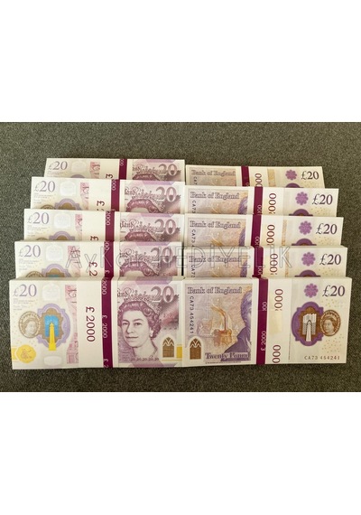 100 Adet 20 Sterlin Banknot Pound Para Geçersiz Paralar