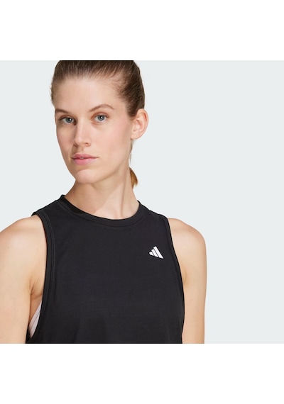 Adidas Train Essentials Boxy Workout Kadın Atlet Jf1025 Siyah