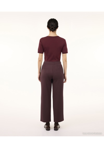 Yargıcı Düz Normal Bel Pantolon 26kkpn3034x 016 Bordo