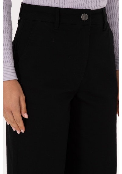 U.S. Polo Assn. Kadın Siyah Loose Fit Kanvas Pantolon 50316913-VR046 U.S. Polo Assn. Kadın Siyah Loose Fit Kanvas Pantolon 50316913-VR046