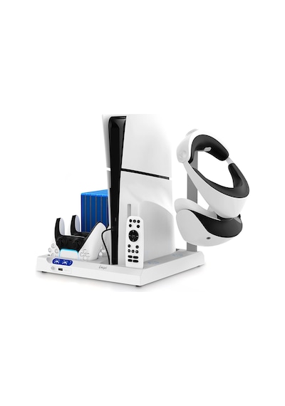 Cbtx Ps5 / Ps5 Slim Console Soğutma Base Set Seti Disk Depolama Rafı İçin Ipega Pg-p5s028 Usb Bağlantı Noktası Ve Işık