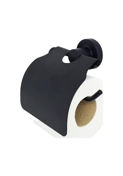 Aqua Bagno Zero Tuvalet Kağıtlığı - Mat Siyah