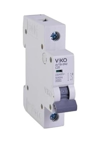 4vtb-1c20 Otomatik Sigorta 4,5ka C Tipi 1 Kutup 20a