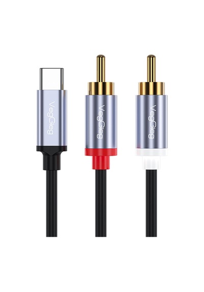 Usb Type-c To 2 Rca Ses Kablosu 1.5 Metre Belirtilmemiş