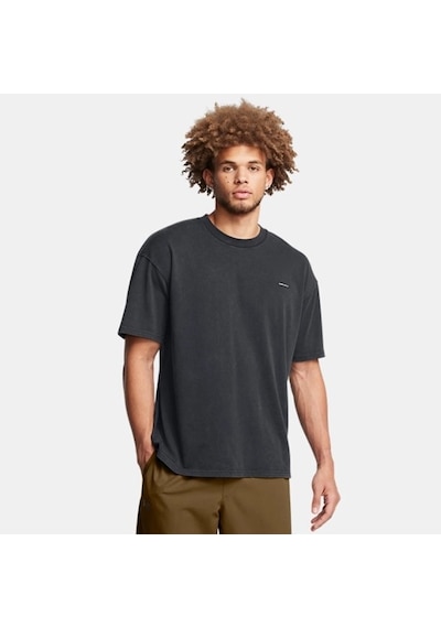 Under Armour M Hw Os Logo Wash Ss Erkek T-shirt 1389147-001 Siyah