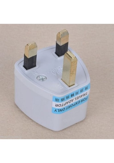 Yurtdışı Seyahatleri Için Üniversal Elektrik Priz Başlığı 3 Uçlu Ingiliz Prize Dönüştürücü