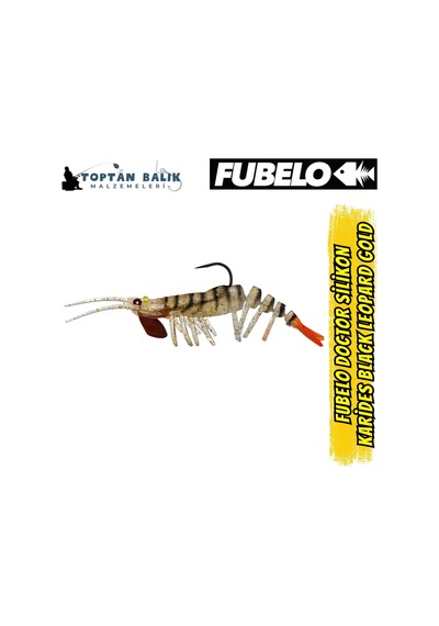 Fubelo Doctor Karides Yapay Maket Yem - Black Leopard Gold 75 Mm